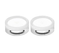 RORPOIR Niveau à Bulle Circulaire et Haute Précision Hauteur Plate 6mm 16pcs, Diamètre 15mm Blanc Plastique Résistant pour Nivellement Horizontal