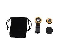 RORPOIR Objectifs d'appareil Photo pour téléphone Ensemble d'objectifs Macro Grand Angle fisheye Étui de Rangement Adaptateur Universel