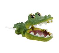 RORPOIR Ornements De D'aquarium Flotter Ouah Air Pompe Jouets Artificiel Piscine Gel De Bain Décorations Alligator Reptile Caméléon Gonflable Fontaine Étang Résine Green