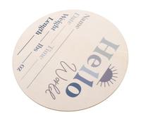 RORPOIR Panneau De Bienvenue Pour Panneau De Naissance De Carte Étape Mensuelle Pour Annoncer Arrivée Né Et Décorer La Chambre