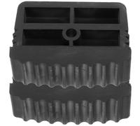 RORPOIR Patins Antidérapants Protection Pied D’échelle Noir pour Échelle en Caoutchouc 2pcs, Réduit Bruit et Protège Sol, Accessoires pour Échelles