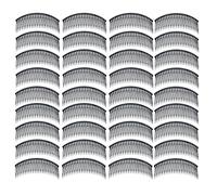 RORPOIR Peigne à cheveux vintage 12 cm en plastique noir 24 dents serrées lot de 48 pièces pour créer des chignons élégants, usage quotidien et mariage
