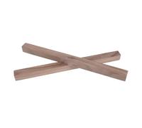 RORPOIR Petites lamelles de bois, 2pcs, blocs de bois, bois de noyer noir massif, grain unique, pour projets DIY et décoration murale