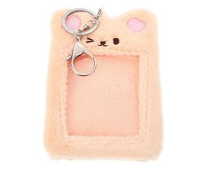 RORPOIR Photocard Holder Clip Simple Style with Inside Pockets, Practical Card Protector for Hiking and Schooling, Suitable for Boys and Work Staff