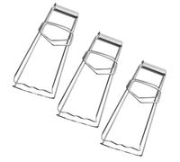 RORPOIR Pinces à Plat Chaud Élévateur Stable en Acier Inoxydable Lot de 3 Poignée Confortable Accessoire Cuisine Indispensable pour Maison pour Bol et Assiette
