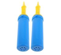 RORPOIR Pompe à Ballons Manuelle Portable Gonfleur de Ballons Manuel Plastique Bleu 2 Pcs Usage Intérieur et Extérieur