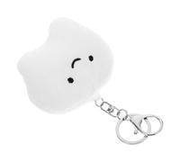 RORPOIR Porte-clés en Peluche de Dent Blanc, Taille Portable, Moelleux et Créatif, pour Paquet D'garçon et Filles et Fournitures de Fête Thème des Dents