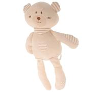 RORPOIR Poupée bébé en coton bio poupée ours en peluche jouets bio pour bébé jouets suspendus pour bébé peluches pour bébés lapin en peluche pour bébé peluches bébé peluche en coton Beige