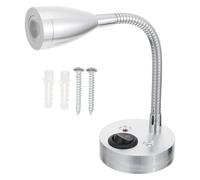 RORPOIR Projecteur de Lecture LED 3W Pivotant Montage Mural, Éclairage Intérieur Flexible pour Camping-Car et Yacht, Installation Facile pour Véhicules Récréatifs