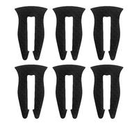 RORPOIR Protège-boutons de Cuisinière à Gaz Sécurité Garçon et Filles en Silicone Résistant Noir Prévention Accidents la Cuisine 6 Pièces pour Famille Bébé