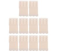 RORPOIR Rallonge de Soutien- Élastique 10pcs 3 Crochets en Polyester et Acier Inoxydable pour Ajuster la Taille, Confortable à Porter, Accessoire pour Femmes