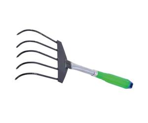RORPOIR Râteau à Griffes pour Creuser et Récolter Fruits de Mer en Acier Inoxydable Couleur Aléatoire 5 Dents Pointues, Outil Indispensable de Plage pour Palourdes