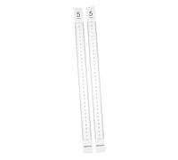 RORPOIR Règle à Biscuits avec Graduation 5 Mm en Acrylique Transparent, Guide Balance Pâte Plat pour Ustensiles Cuisine, Accessoire Pâtisserie Professionnel, Lot de 2 Pièces