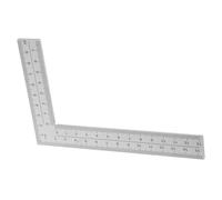 RORPOIR Règle D'angle en Acier Inoxydable 90 Degrés Multifonctionnelle pour Menuiserie et Atelier D'ingénierie, Outil de Mesure Traçage Précis