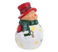 RORPOIR Resin Snowman Night Light Lamp Christmas Festive Decoration for Living Bedroom Winter Xmas Decor
