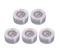 RORPOIR Ruban adhésif pour greffage de Branches Blanc en PE, 5 Rouleaux Extensibles, Film d'emballage pour Jardinage et réparation de Plantes