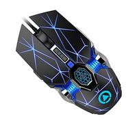 RORPOIR Souris Gamer Filaire USB en Abs Dpi Réglables 800-3200 et Enregistrement Automatique des Clics pour PC et Ordinateur Portable