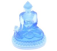 RORPOIR Statue Bouddha Méditant Résine Décoration Intérieure Figurine pour Maison Et Bureau Ornement Spirituel pour Salon Et Temple