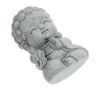RORPOIR Statue de Bouddha Décorative pour Aquarium Petite Figurine Sculpture de Jardin Décoration de Bureau pour Petit Espace