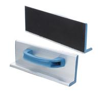 RORPOIR Support D'angle pour Papier de Verre Auto-adhésif 2pcs, Léger en Alliage D'aluminium et Plastique, Prise en Main Confortable pour Ponçage des Coins de Plaques de Couleur Aléatoire