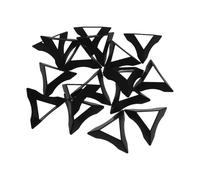RORPOIR Support de Cube Triangulaire en Plastique Noir et 20pcs Utilisation Polyvalente Combinaison Pratique pour Organisation et Affichage pour Puzzle Cube et Tablette