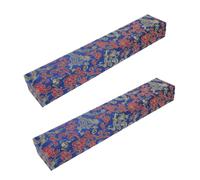 RORPOIR Support en Bois Dur pour 2 Éventails Pliants 23 CM avec Fermeture à Pression, Design Élégant et Portable pour Mariages et Déplacements