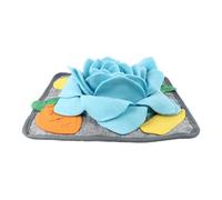 RORPOIR Tapis d'apprentissage pour Lapin en Polaire Corde Suspendue, Coussinet à Renifler Lavable pour Animaux de Compagnie, Interactif Antistress et Ludique
