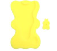 RORPOIR Tapis de Bain Antidérapant pour Bébé en Éponge Jaune, Doux et Délicat, Siège de Bain Confortable pour -né et Garçon et Filles en Âge Plusieurs styles