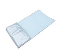 RORPOIR Tapis de Sieste pour Tout-petit Imperméable Bleu Pliable Matelas de Couchage Léger pour Maternelle et École Garderie Garçon et Filles en Âge