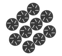 RORPOIR Têtes de Rouleaux à Pied Électriques, Lot de 10 en Abs, Accessoires pour Pédicure à Domicile, Adaptées la Plupart des Râpes à Pied pour Éliminer les Callosités