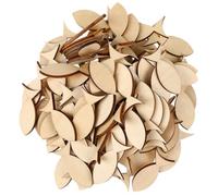 RORPOIR Tranches de bois vierges en forme de poisson 50 pièces - 4 cm - Copeaux de bois multi-usages pour artisanat - Décoration d'événement pour mariage