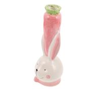 RORPOIR Vase pour Fleurs Céramique Forme De Lapin Mignon Pot De Fleurs pour Jardinage Hydroponique Décoration De Salon Et Chambre