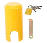 RORPOIR Verrou Antivol Pour Robinet D'eau Extérieur Jaune Small, Couvercle De Verrouillage Sécurisé Pour Jardin Et Extérieur, Protection Le Vol Et Verrouillage Renforcé