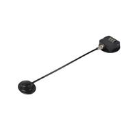 RORPOIR Verrou De Réfrigérateur Pour Garçon Et Filles Et Restricteurs De Fenêtre Sécurité, Plastique Noir, Protection Bébé, Adaptable Fenêtres Métalliques Et Armoires, Usage Domestique Et Public