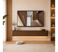 Rorquscade Console TV Murale, Meuble TV Suspendu, Support TV Flottant, Console Multimédia