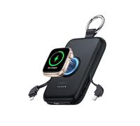 RORRY Chargeur portable PD 20 W avec câbles intégrés, chargeur portable de voyage pour iPhone 15/14/13/12/11 et Apple Watch 9/Ultra2/8/Ultra/7/6/SE/5/4/3