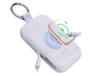 RORRY CharmGo Batterie Externe 5000mAh Power Bank avec 2 Câbles Intégrés