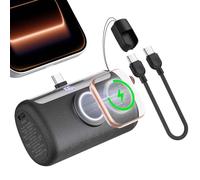 RORRY PalmGo Batterie externe 10 000 mAh Mini Power Bank PD 22,5 W USB C