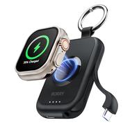 RORRY Power Bank pour Iwatch, 2500 mAh Ultra Mince et Léger Powerbank avec câble de charge USB-C compatible avec iPhone 15 Pro Max Samsung Xiaomi et Apple Watch Ultra/9/8/7/6/5/4 série