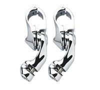 RORVECQ 1.25" Repose-pieds moteur de moto pour autoroute Pour Harley Touring Pour Sportster Pour Road King Pour Street Glide Low Rider(Kit)