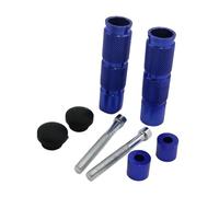 RORVECQ 1 Paire CNC Motocyclette Universelle Repose-pieds en Alliage d'Aluminium Pièces Définies Vélo Moto Électrique Modifié Pédale(Bleu)