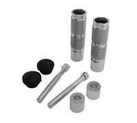 RORVECQ 1 Paire CNC Motocyclette Universelle Repose-pieds en Alliage d'Aluminium Pièces Définies Vélo Moto Électrique Modifié Pédale(Argenté)