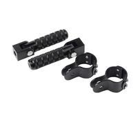 RORVECQ 1 Paire Pédales universelles pour moto Repose-pieds pliables Motos Cyclomoteurs Scooters Vélo(NOIR)