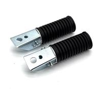 RORVECQ 1 paire Repose-pieds Arrière Moto Pédales Pour Suzuki GS125 GN125 ATV Accessoires Moto Motocross Pédales(Argent)