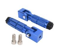 RORVECQ 2 Pièces Repose-Pieds Pliables Moto Universel Antidérapant Alliage D'Aluminium 8mm Pour Vélo UTV Kart(Bleu)