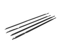 RORVECQ 4PCS Joints D'Étanchéité Latéraux De Vitre Voiture Noirs Pour Toyota Pour Land Pour Cruiser Pour Prado 120 Series 2003-2009
