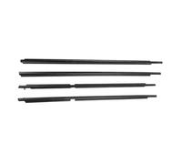 RORVECQ 4PCS Pour Toyota Pour 4Runner 2003-2009 Joint De Fenêtre Bourrelet D'étanchéité Porte Extérieure Dépose 68161-35060 68162-35060