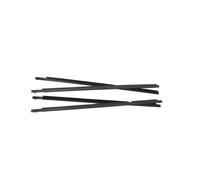 RORVECQ 4Pièces Garniture Caoutchouc Fenêtre Pour Toyota Pour Corolla 2008-2013 Joint Météo Bandes D'Étanchéité Modélisation Porte Verre(NOIR)