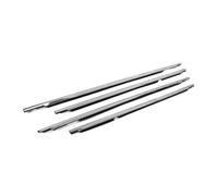 RORVECQ 75710-60021 4 Pièces Moulure De Fenêtre Pour Toyota Pour Land Pour Cruiser LC80 FZJ80 1990-1998 Joint D'Étanchéité(Chrome)