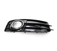 RORVECQ 8P0807682/8P0807681 Pour A3 8P S-Line 2009-2012 Grille De Phare Antibrouillard Avant Chromée Argentée/noire(Droite)